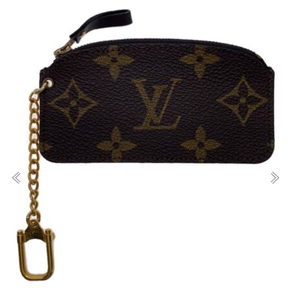 Louis Vuitton Brown Monogram Zipper Coin Pouch